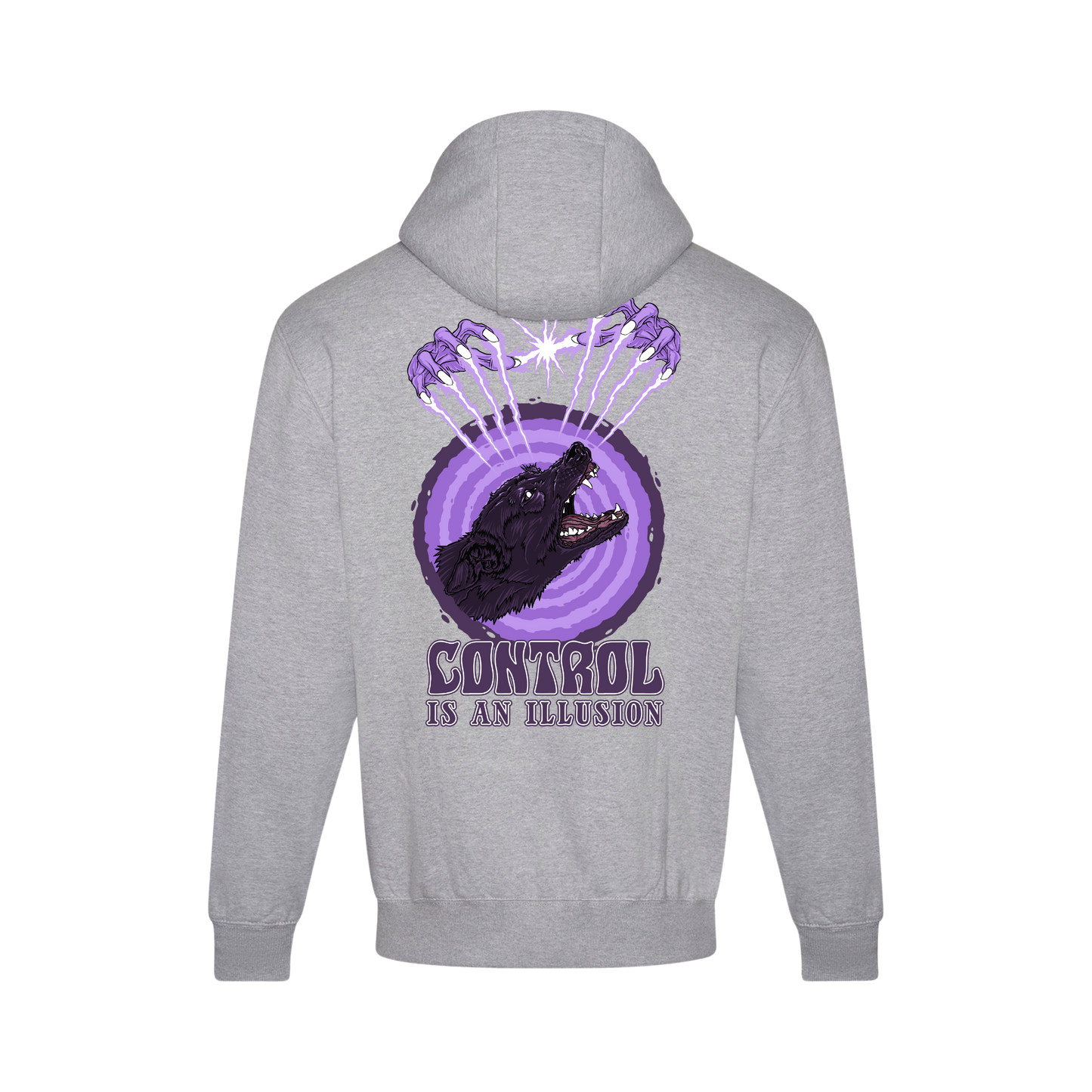 Control Is An Illusion Purple Hoodie