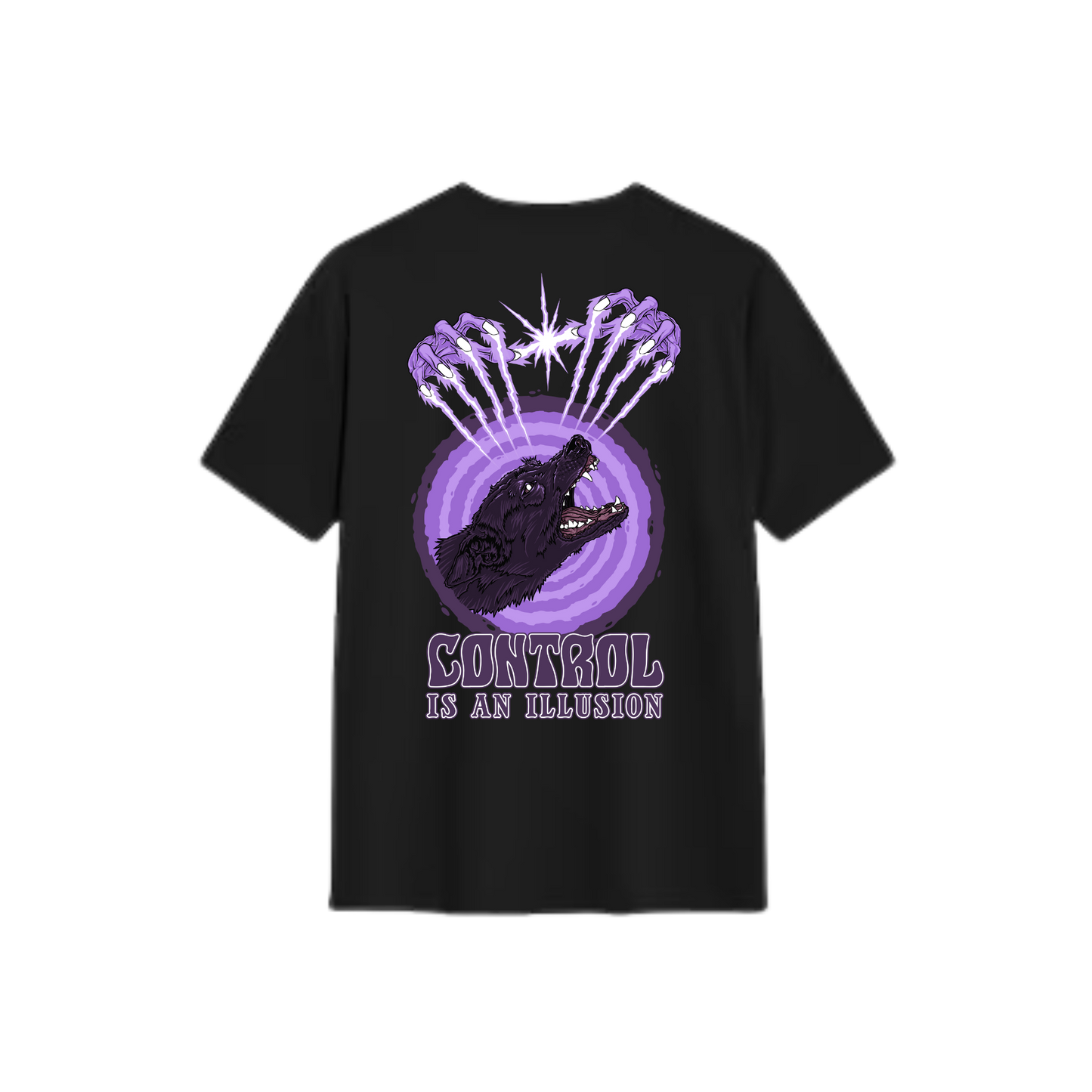 Control is an Illusion Purple Tee