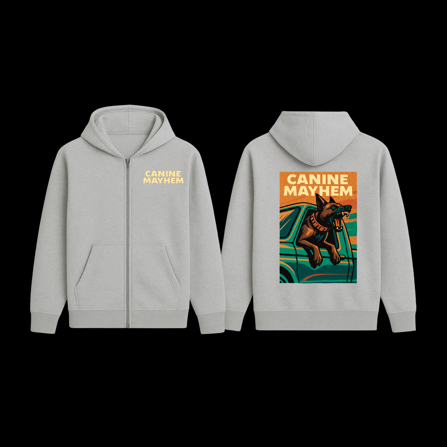 Carjacking ZipUp Hoodie