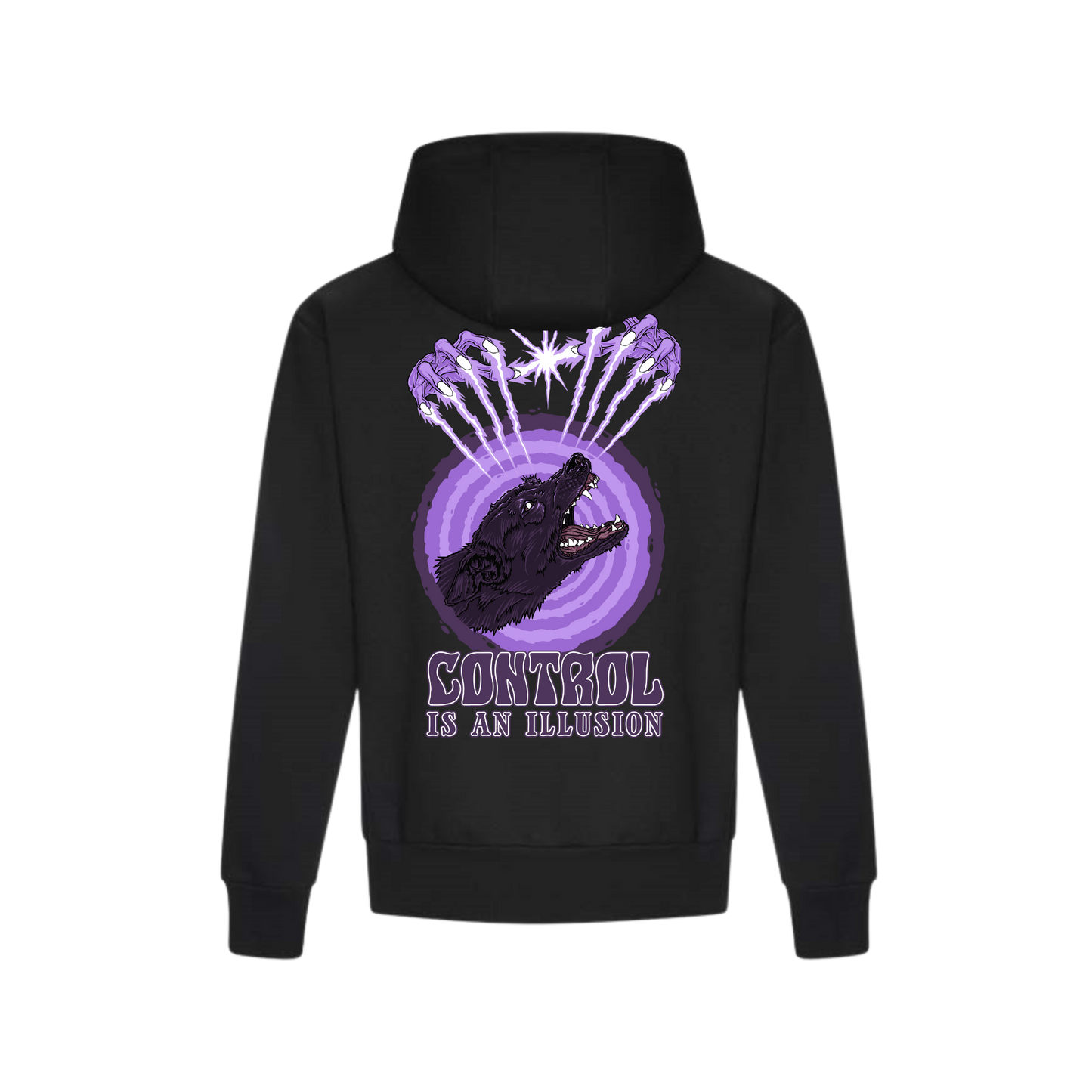 Control Is An Illusion Purple Hoodie