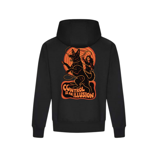 Control Is An Illusion Orange Hoodie