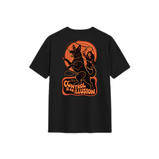 Control is an Illusion Orange Tee