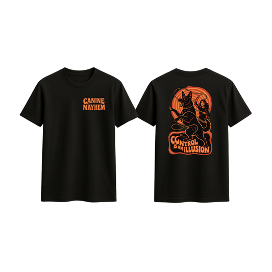 Control is an Illusion Orange Tee