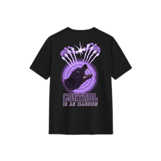 Control is an Illusion Purple Tee