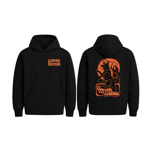 Control Is An Illusion Orange Hoodie