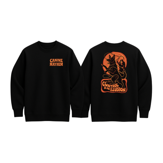 Control Is An Illusion Orange Sweatshirt