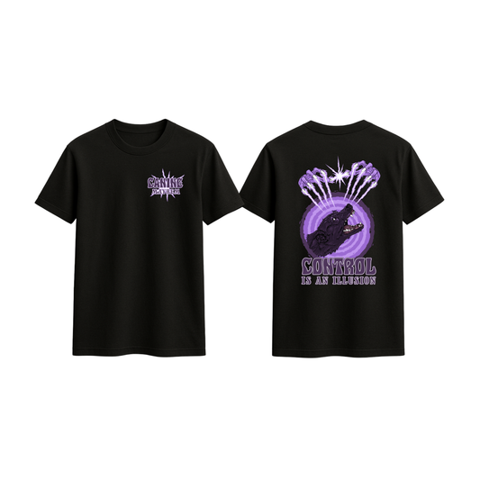 Control is an Illusion Purple Tee