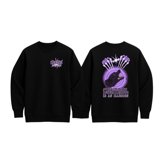 Control Is An Illusion Purple Sweatshirt