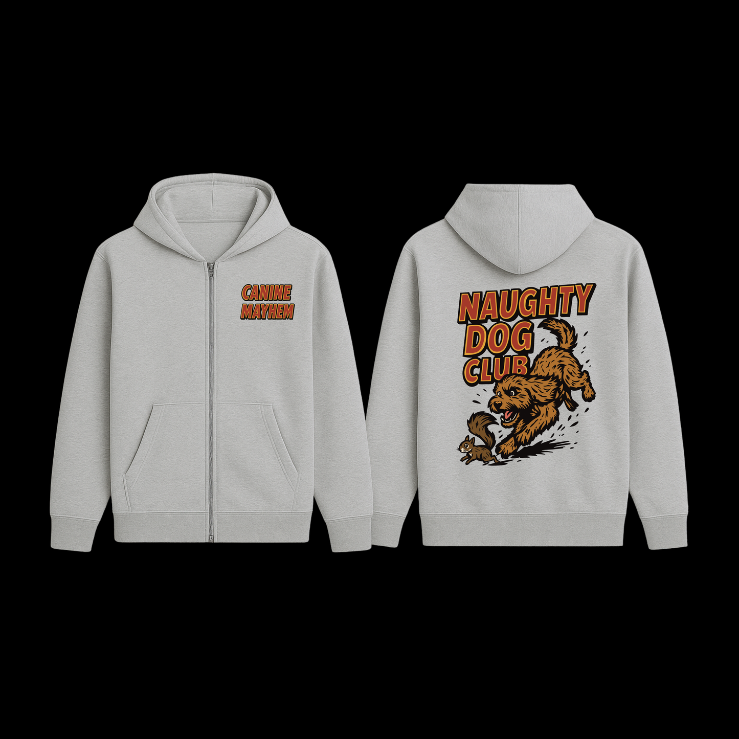 Naughty Dog Club ZipUp Hoodie