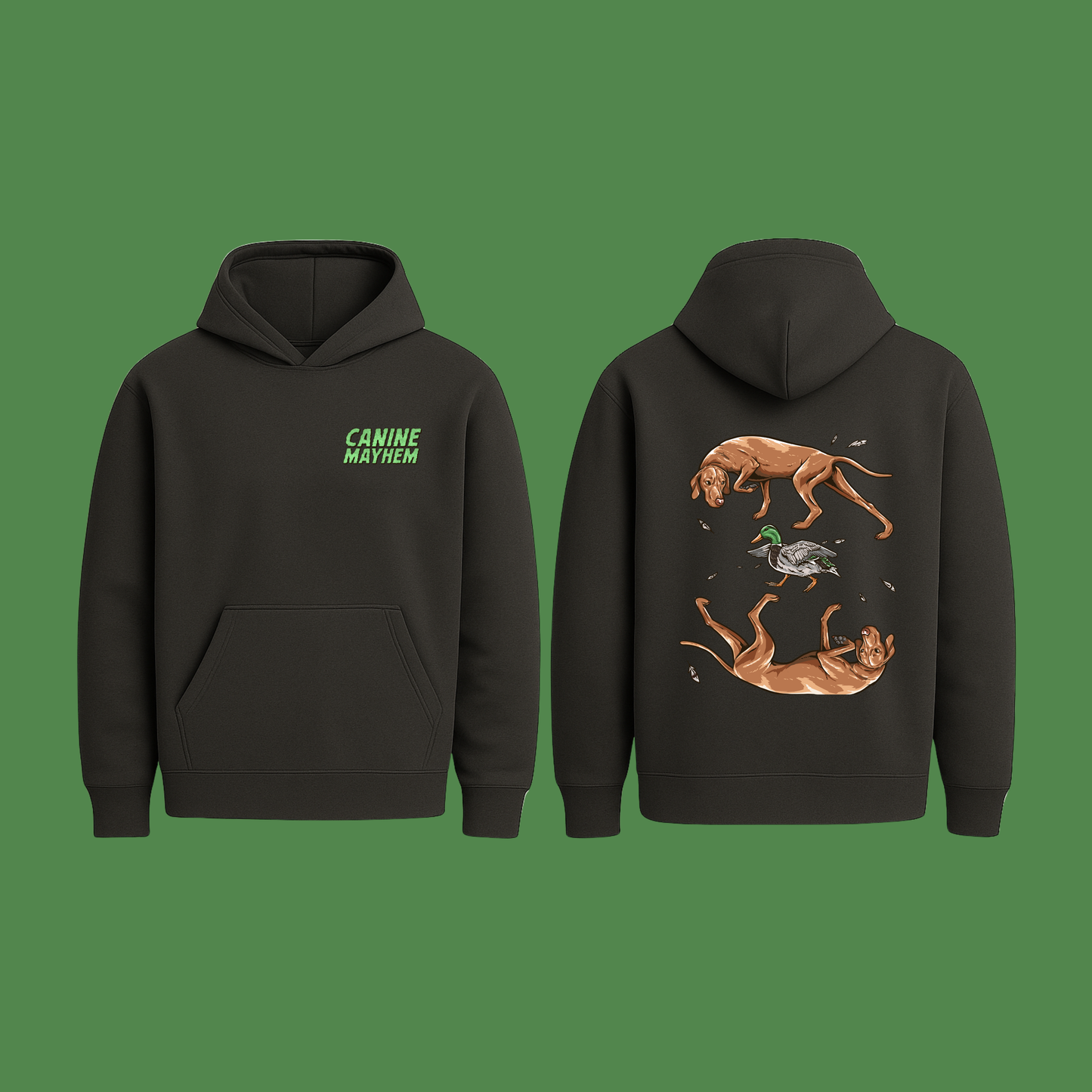 Vizslas & Duck Hoodie